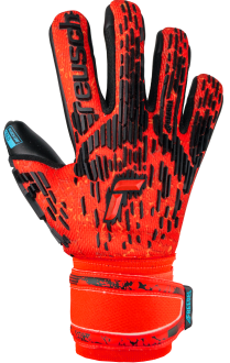 Reusch Attrakt Freegel Gold Junior 5372135 3333 black red front